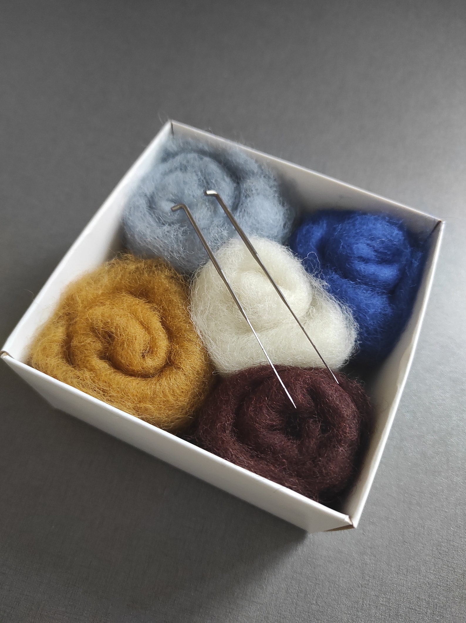 Needle Felting Starter Kit DIY Felting Kit Natural Colors Etsy UK