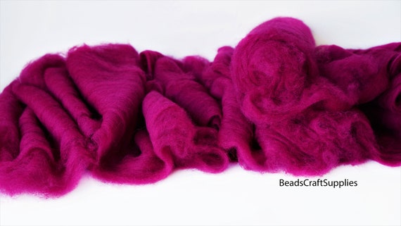 5013 Wool For Nuno Felting Craft Project Needlecraft Fiber Art Supply Bright Color Assortment 100/% Natural Roving Extra Fine Felting Wool