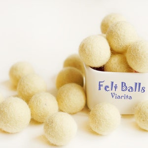 Wollfilzkugel. 20mm Filz Pom-Poms. Wolle. Bommel. Kaugummi. Grosshandel. Masse. Handgemacht. Dekoration. Perlen 2cm 20mm