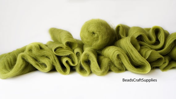 5013 Wool For Nuno Felting Craft Project Needlecraft Fiber Art Supply Bright Color Assortment 100/% Natural Roving Extra Fine Felting Wool
