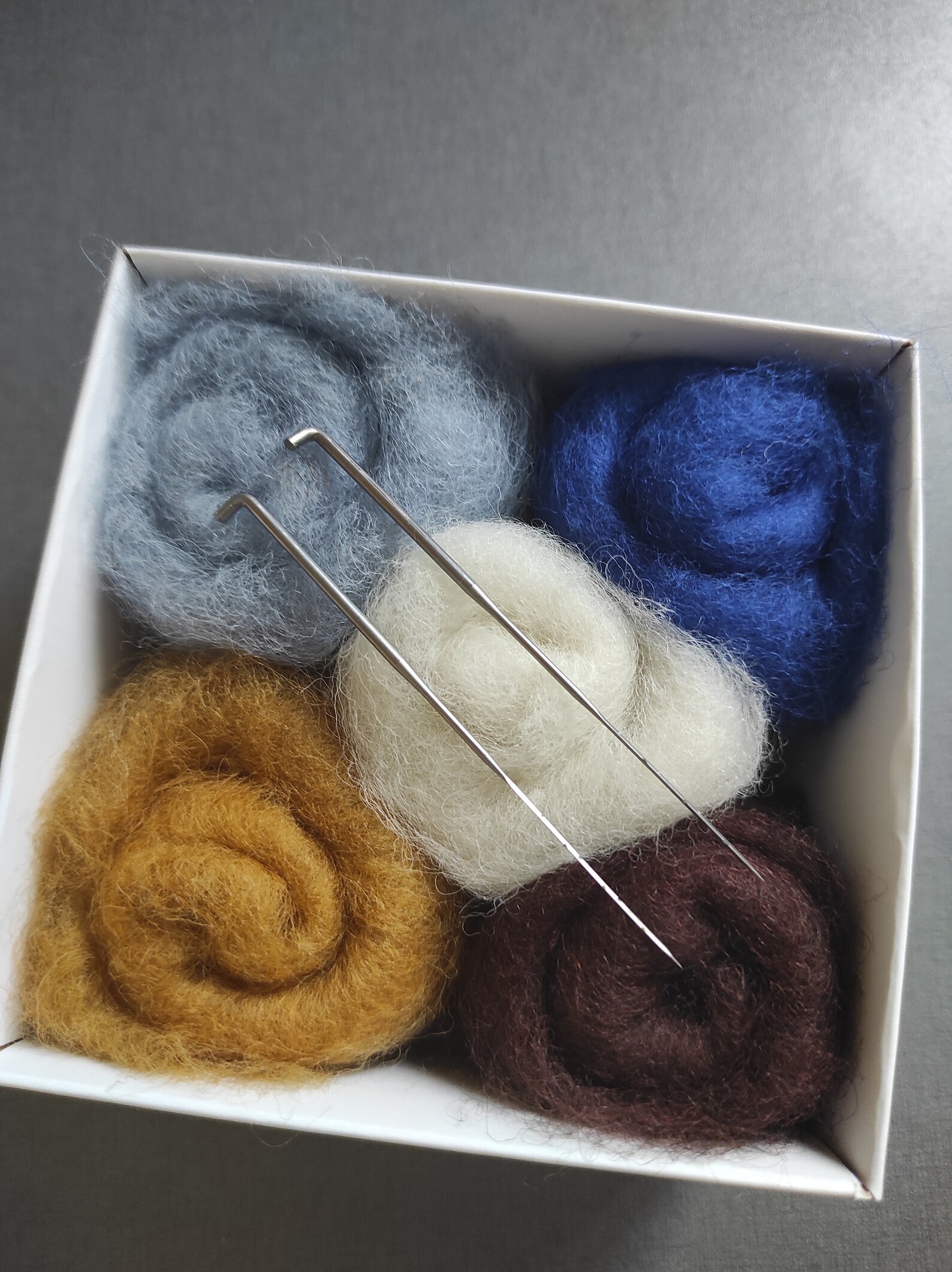 Needle Felting Starter Kit DIY Felting Kit Natural Colors Etsy UK