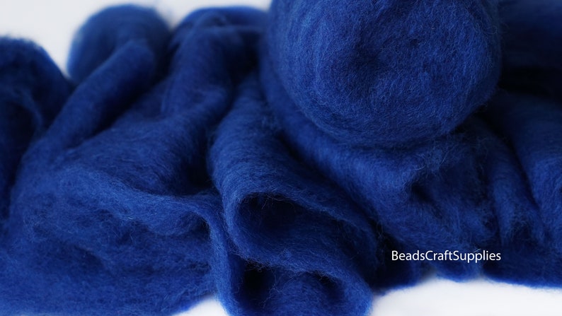 6002 Wool For Nuno Felting Craft Project Needlecraft Fiber Art Supply Bright Color Assortment 100/% Natural Roving Extra Fine Felting Wool