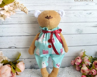 Bear - Bear Plush - Stuffed bear - Teddy bear - Art doll - Baby bear - Plushie bear - BEAR toy - bear doll - soft bear