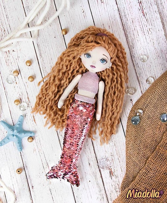 mermaid doll with removable tail