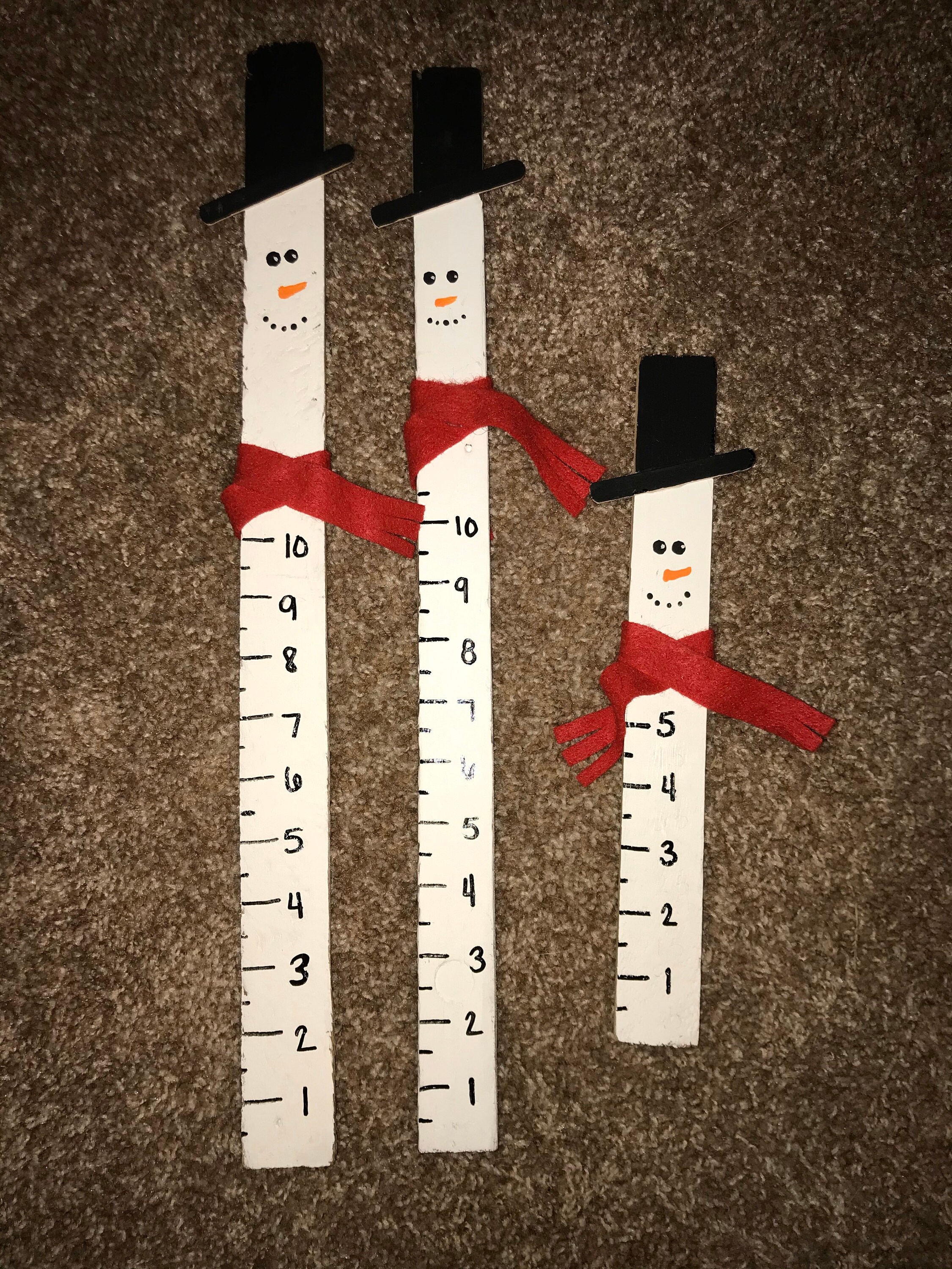 Snow Measuring Sticks Etsy