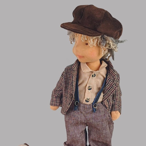 Waldorf Doll boy 14" | 36cm Waldorfpuppe, Poupée, Handmade doll, Collectable, OOAK, Art doll