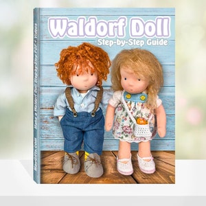 Waldorf Doll Step-by-Step Guide PDF Patterns Waldorfpuppe anleitung Cloth Doll Pattern Fabric Doll Instructions image 1