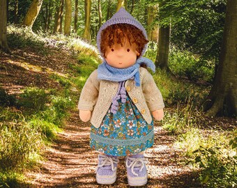 Waldorf Doll | 15" / 38cm. | Waldorfpuppe, Stoffpuppe, Bambola, Puppe, Poupee Chiffon, Rag Doll, Muneca de Trapo