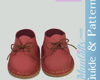Doll Shoes VIDEO + Sewing Patterns in PDF for Waldorf Doll | Leather shoes | Zapatos de Muñeca | Sapatos de Boneca | Puppenschuhe