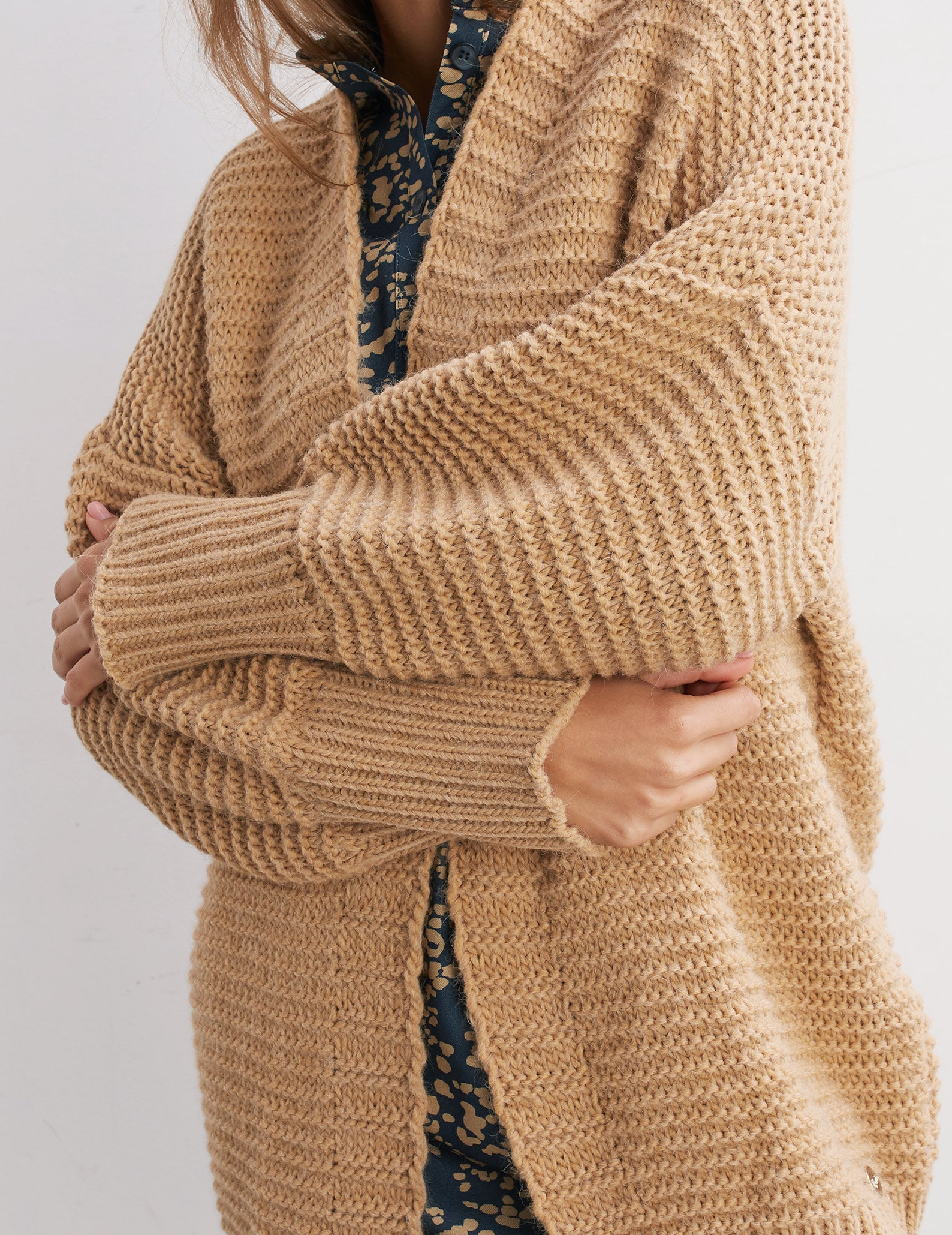 grey woolen jumper