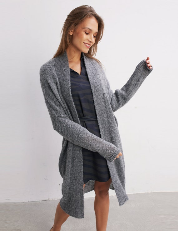oversized wrap cardigan