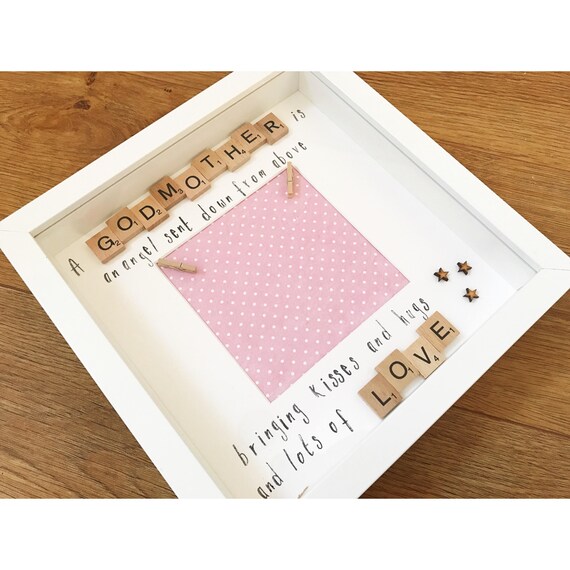 Godparent thank you gift present for godparents present from Etsy