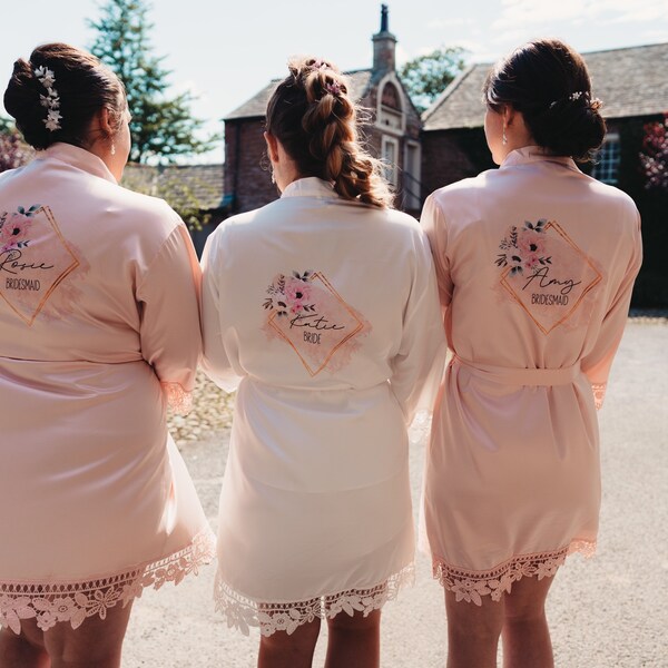 Bridesmaid Dressing Gown Etsy UK