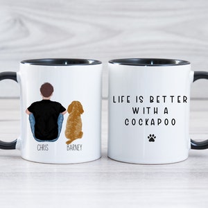 Cockapoo gift, gift for Cockapoo owner, Cockapoo mug, life with a Cockapoo, dog lovers gift, present for dog lover