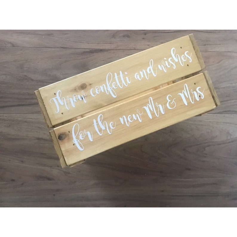 Wedding Confetti Box Confetti Storage Throw Confetti Etsy UK