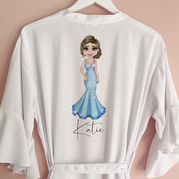 prom robe, keepsake prom pjs, prom present girls, getting ready for prom, 2024 prom, prom for her, sentimental prom