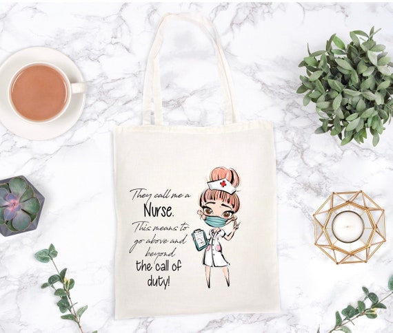 Bolsa de enfermera, bolsa de uniforme, trabajador de primera línea gracias,  trabajador clave, gracias enfermera, taza de enfermera personalizada, taza  de enfermera, regalo para el hospital -  México