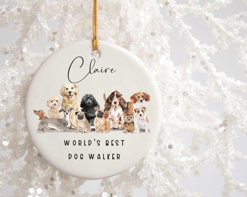 Dog Walker Gift, Christmas Dog Walker, From the Dog, Thank You Dog