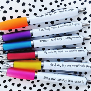 Snarky Boss Lady Pen Set in Brilliant Multicolor - Set of 6 Pens