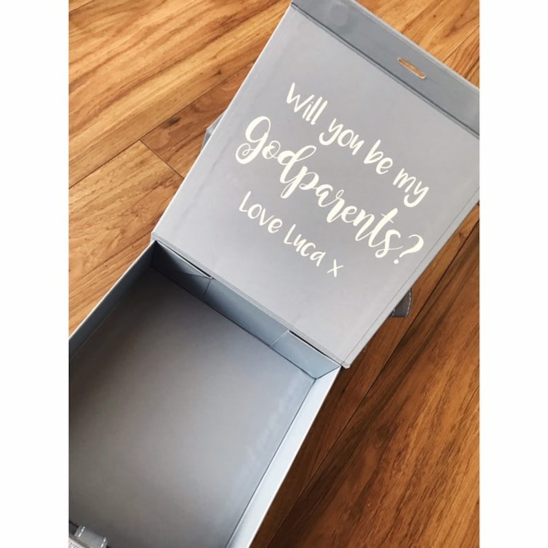 Will You Be My Godparent Godparent Gift Godparent Proposal Etsy