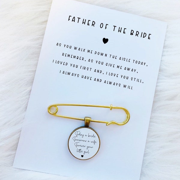 Father of the bride keepsake, sentimental dad wedding gifts, father groom bride charms, gifts for wedding party, thank you dad wedding day