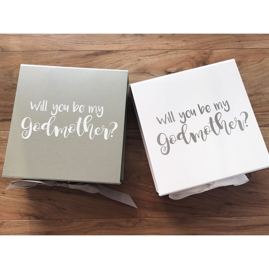 Will You Be My Godparent Godparent Gift Godparent Proposal Etsy