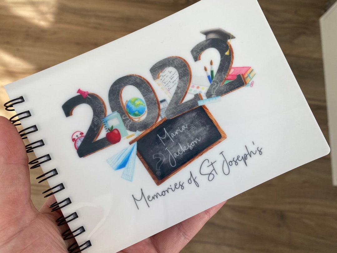 Personalised Leavers Book, School Leaver, School Leavers Keepsake, School Autograph Book