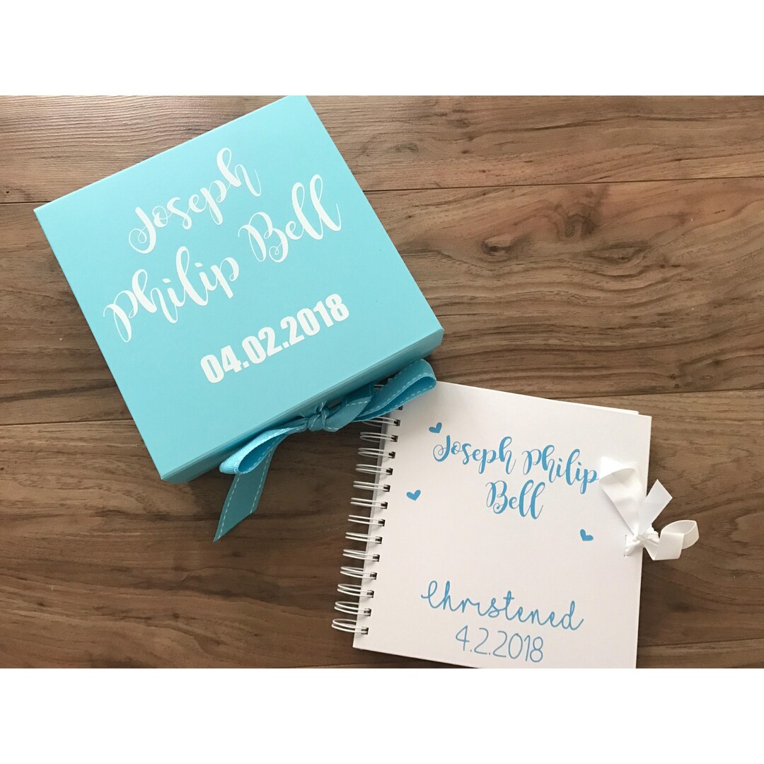 Christening Keepsake Christening Memory Box Baptism Gift Etsy