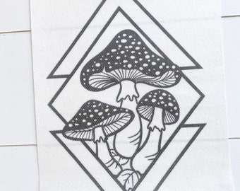 Pilz-Stickerei Stick und Stitch, Stick-and-Stitch-Stickmuster, große Stick- und Stichpackung, Pilzstickerei