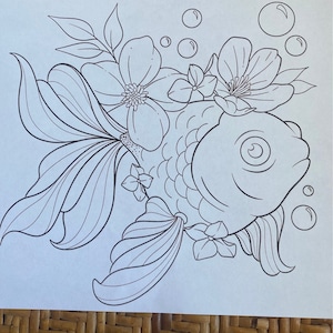 Floral Stick and Stitch Embroidery Patterns, Stick and Stitch kit, Floral Boarder Embroidery Stick and Stitch, Embroidery Transfers Bee