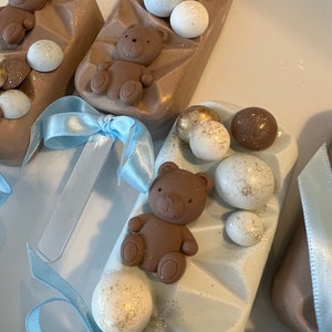 Baby Shower Chocolate Dipped Pretzels – Nibblerz Desserts