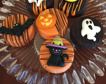 Halloween Chocolate Covered Double Stuffed Oreo Cookies(1 Doz)/Party Treats/Halloween Parties/Team Treats/Oct Birthday Parties