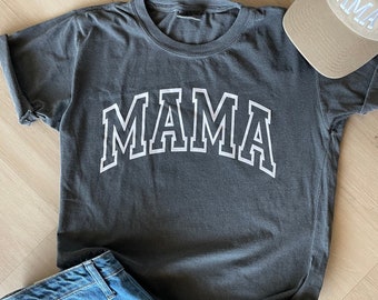 Mama T-shirt, Mama Tee, Comfort Colors, Gift for her, Gift for mom, pregnancy announcement, baby shower gift, sports mom, new mom, Mama