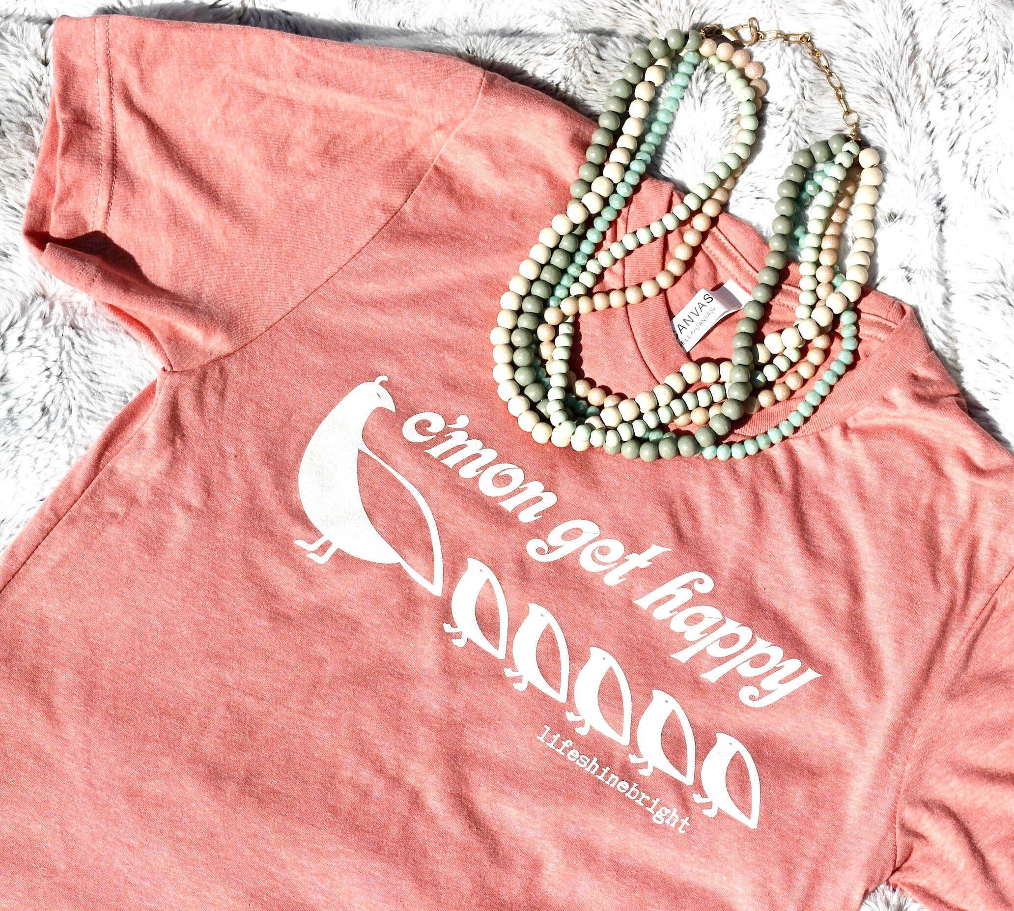 Happy Tee C'mon Get Happy tee Happy shirt be happy be kind - Etsy España