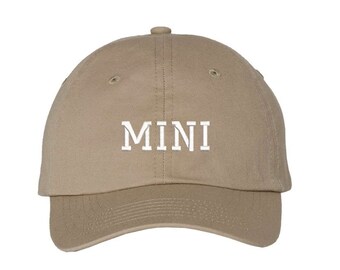 New! Kids MINI hat! Matches our MAMA hats, mommy and me, daddy and me, mini baseball hat, kids hat, embroidery, personalized