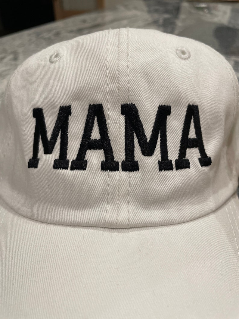 Mom/mama hat, dad hat, mom gift, dad gift, gift basket, embroidery, baseball, baby shower gift, baby announcement, 47 brand, more colors image 6
