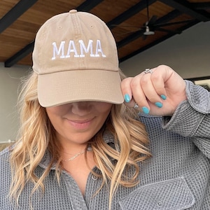 Mom/mama hat, dad hat, mom gift, dad gift, gift basket, embroidery, baseball, baby shower gift, baby announcement, 47 brand, more colors