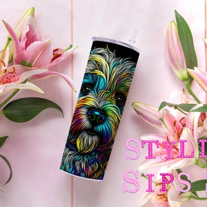 Yochon 20 oz skinny tumbler with straw and lid