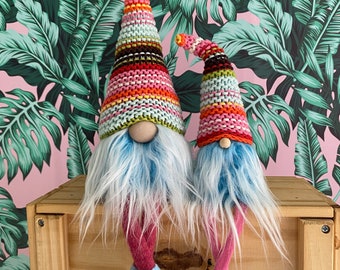 Nordic Gnome with legs Spring Color Pop - Blue