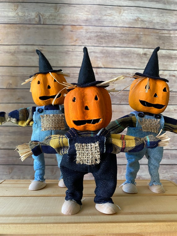 Black Denim Jacket Pumpkin Trick Treat Coat Halloween Witch 