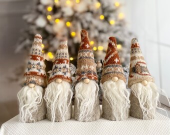 Holiday Nordic Gnome® - Midi size  6.5 ” tall