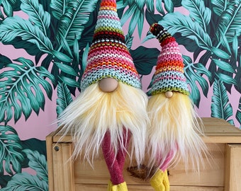 Nordic Gnome with legs Spring Color Pop - Yellow Beard