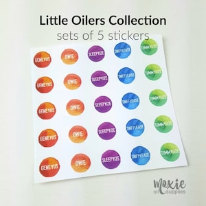 Little Oilers Lid Stickers
