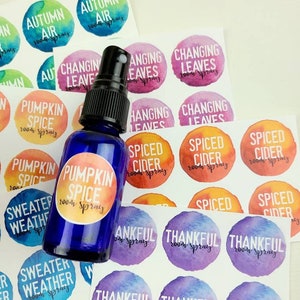 Room Spray Stickers (set of 12), 1.25