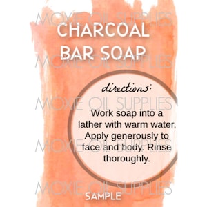 Stickers: Charcoal Bar Soap