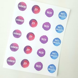 Great Day Protocol Oil Lid Stickers (Sets of 4 stickers)