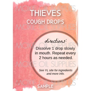 Stickers: Thieves Cough Drops