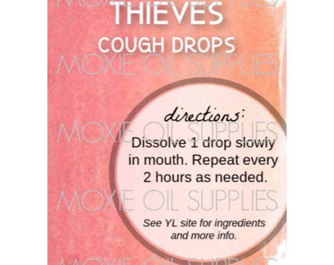 Thieves Cough Drops Etsy