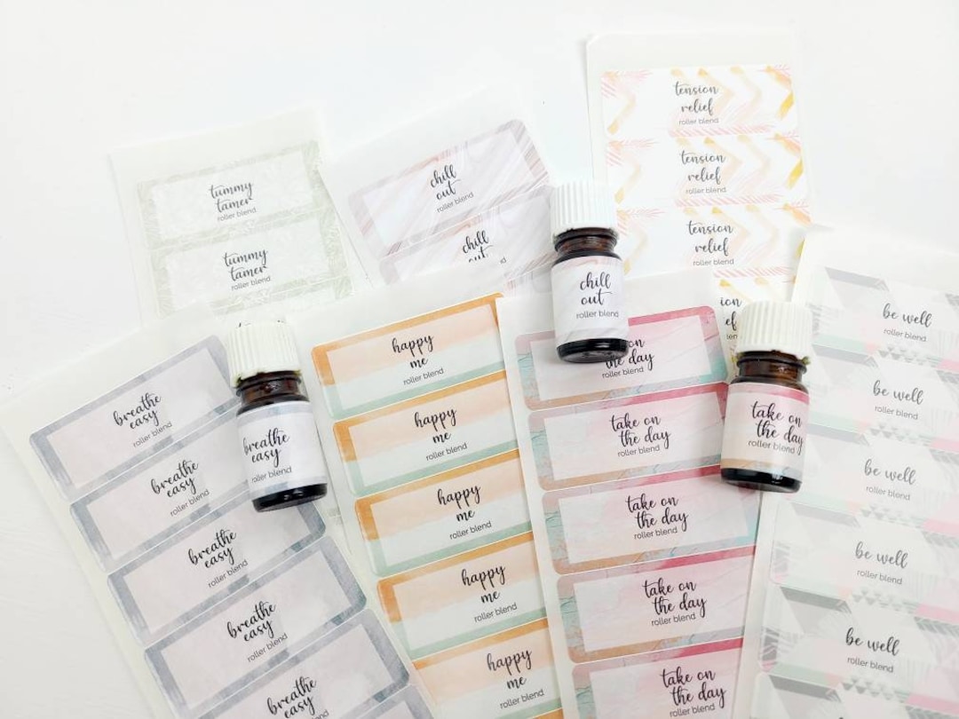 Orablend Label 5ml Roller Blend Labels - Etsy