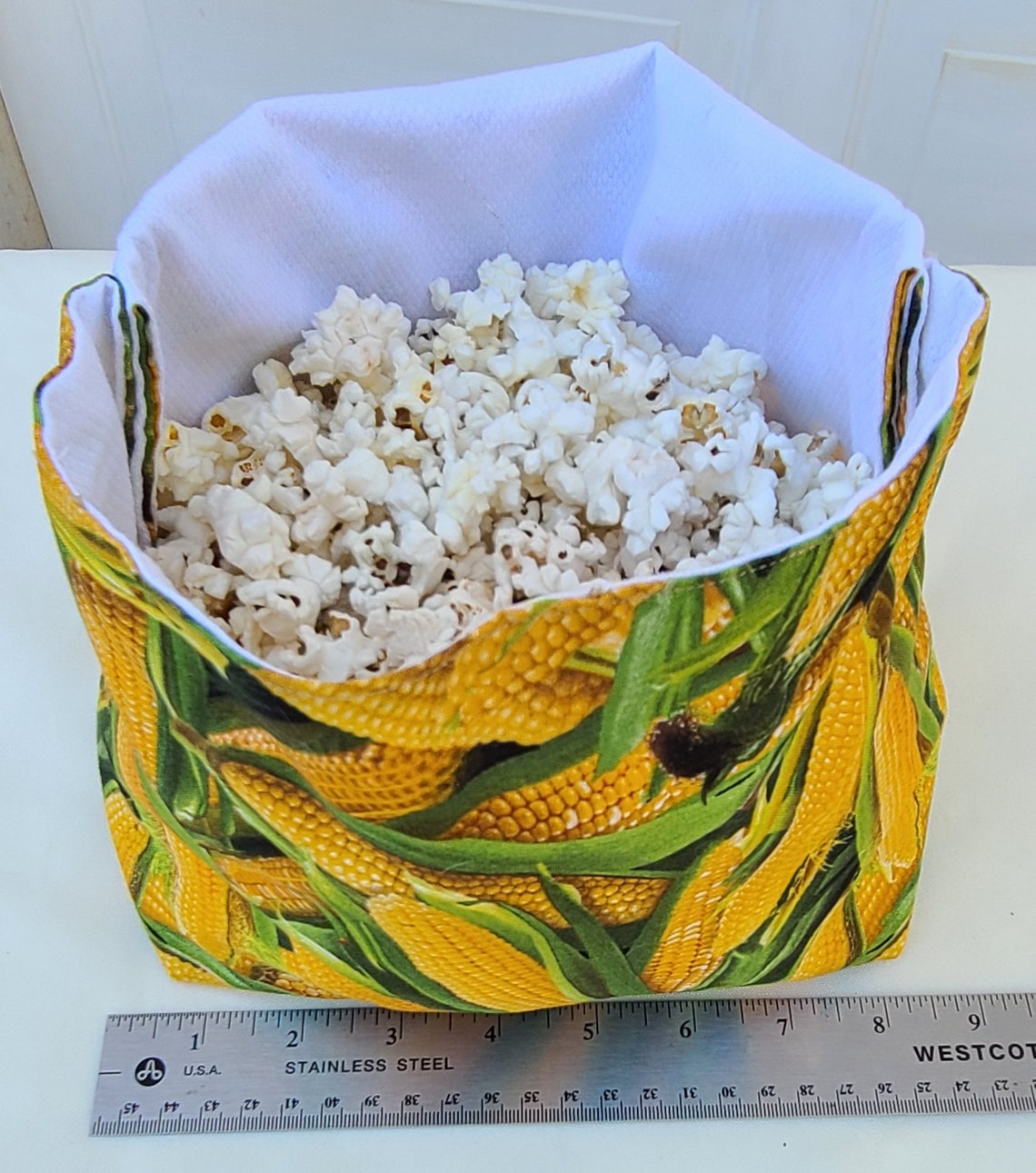 Reusable Microwave Popcorn Bag Eco Friendly No Waste Etsy UK